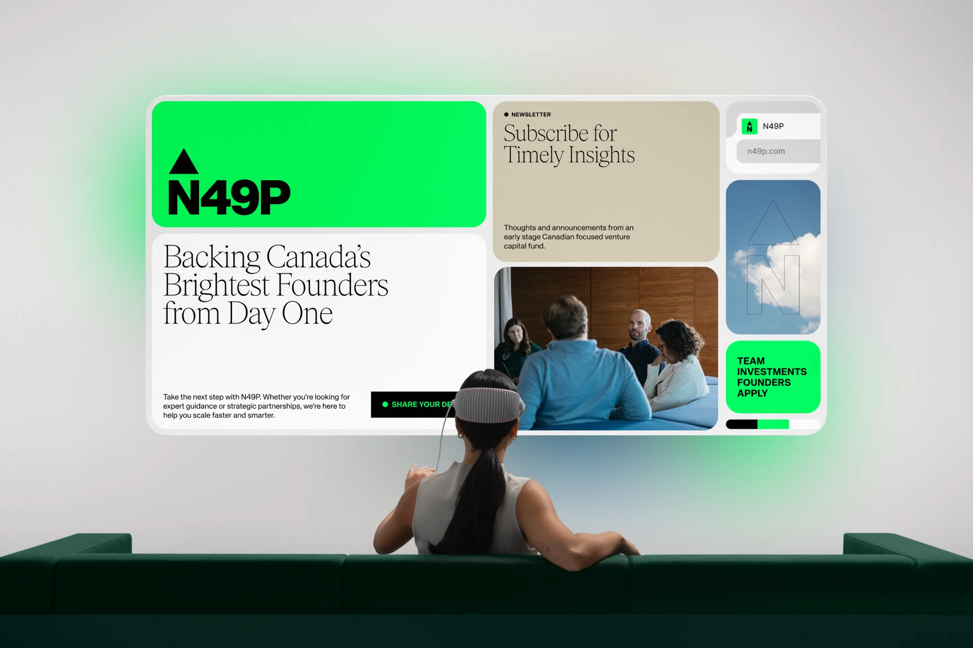 N49P refreshed brand and investor-materials overview