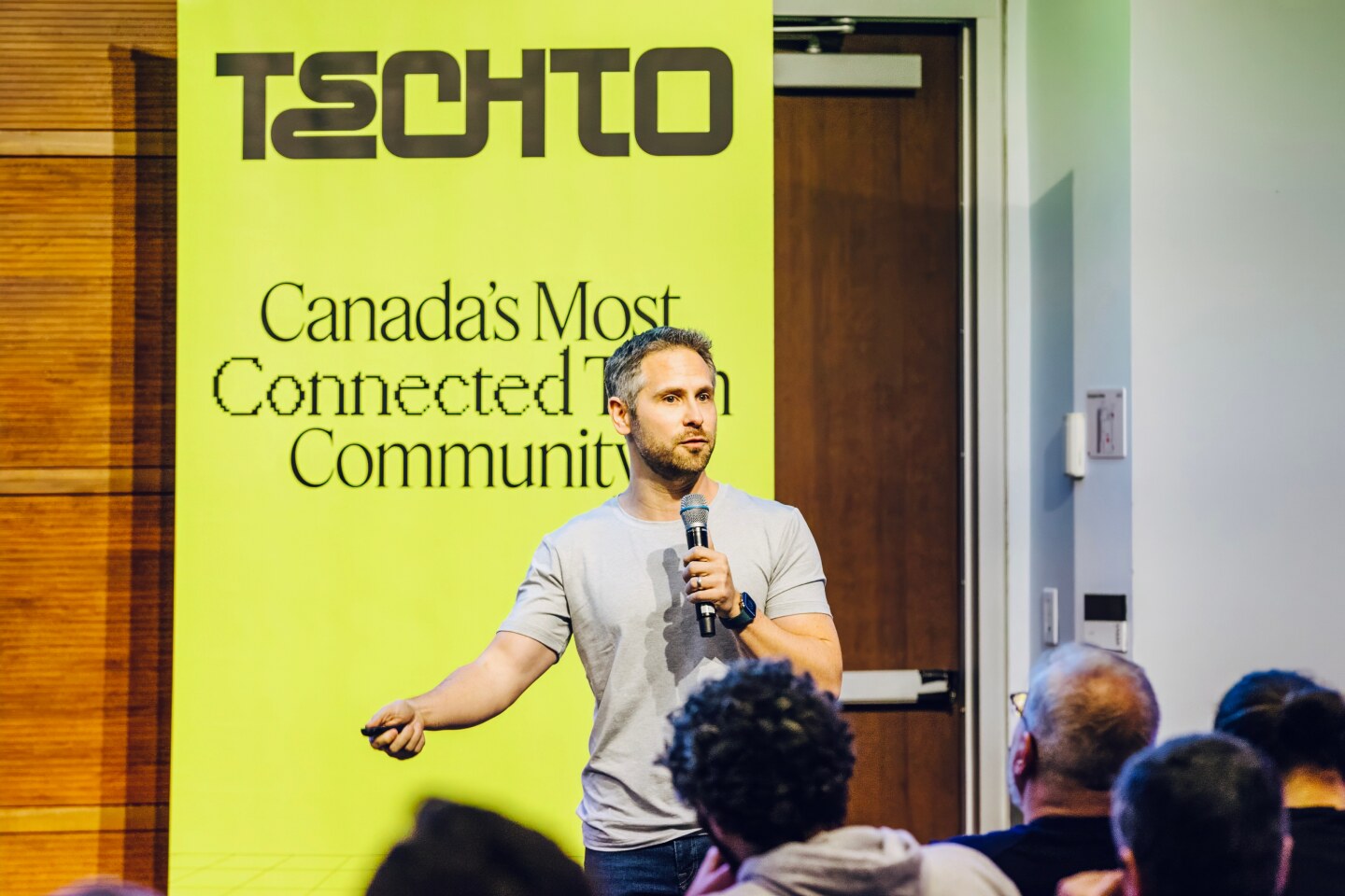 TechTO event branding in use