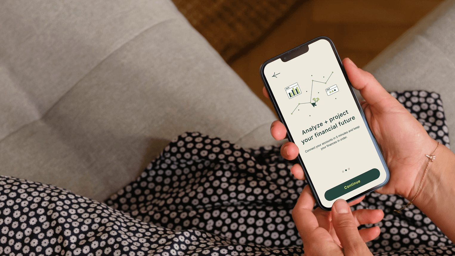 The Advice Company app and strategy applied across screens